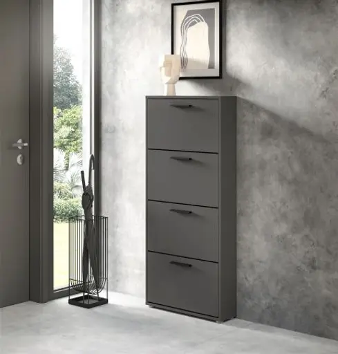 Schuhkipper - B ca. 59 cm, Anthrazit