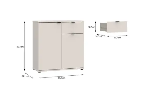 Kommode FINELLA- Sand