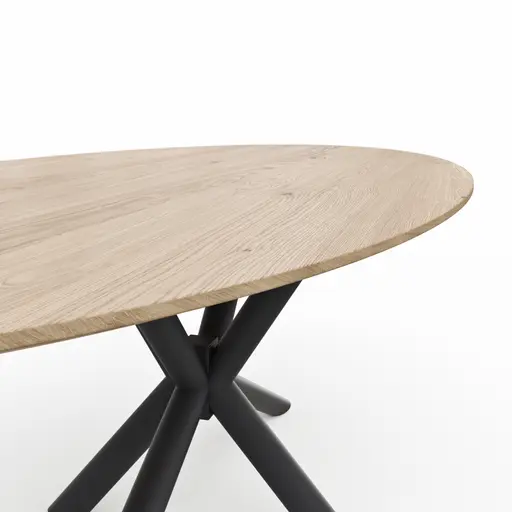 Esstisch Phoenix - LB ca. 220x110cm, Eiche, eco snow lackiert