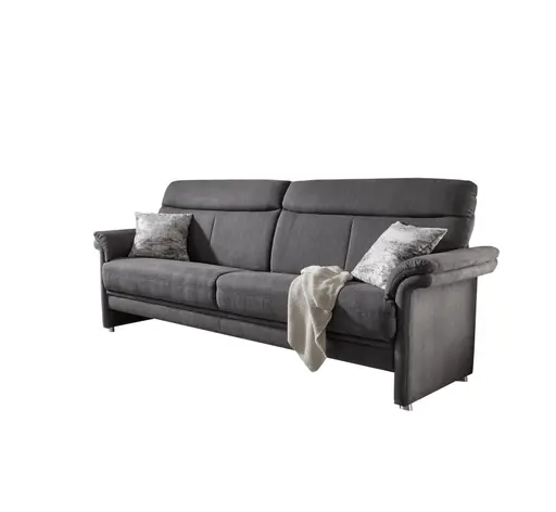 Sofa EM Lech - 2,5-Sitzer, Stoff, Anthrazit
