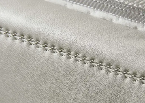 Polsterbett - Liegefläche ca. 180x200 cm, Stoff, Silbergrau