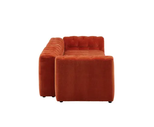 Sofa - 2-Sitzer, Stoff, Orange