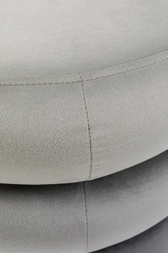 Sandwichhocker- Stoff, Grautöne