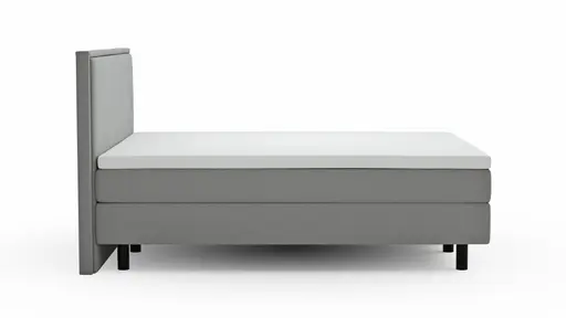 Boxspringbett Valencia - Liegefläche ca. 160x200 cm, Stoff, Zink