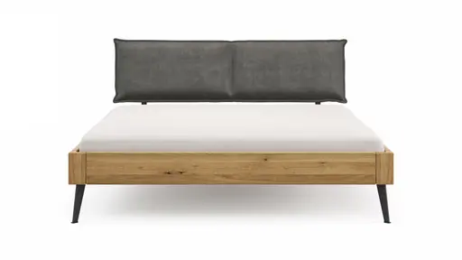 Bettgestell 1660 - Liegefläche ca. 180x200 cm, Wildeiche massiv, geölt