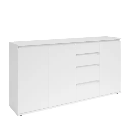 Kommode - B ca. 160 cm, Weiß