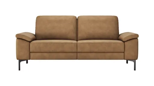  Sofa Anna - 2,5-Sitzer, Leder, Cognac