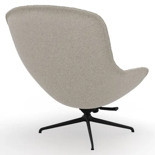 Sessel Unn - Stoff, Beige