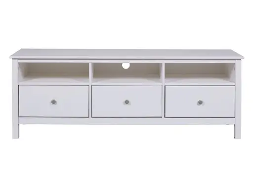 TV-Lowboard - B ca. 160 cm, Weiß