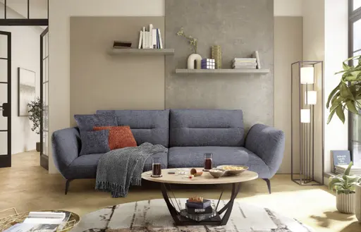 Couchtisch - LB ca. 100x60 cm, Artisan Eiche Nachbildung, Schwarz