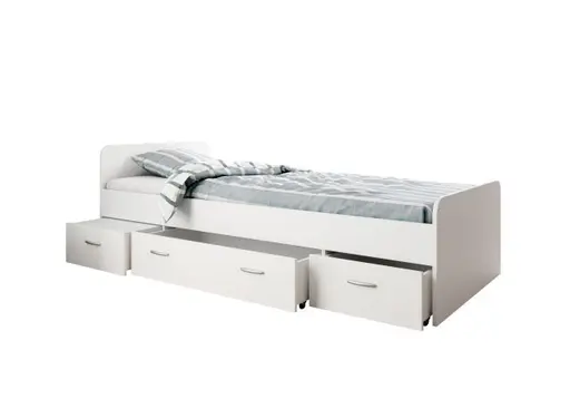 Kojenbett - Liegefläche ca. 90x200 cm, Weiß