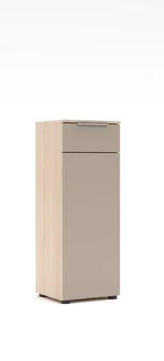 Büroschrank - B ca. 40 cm, Riva Eiche Nachbildung, Kaschmir