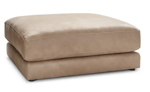 Hocker Toronto - BL ca. 95x100 cm, Leder, Taupe