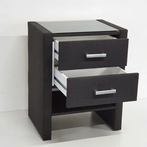 Nako HOLLIE- 2 Schübe, Stoff, Anthrazit