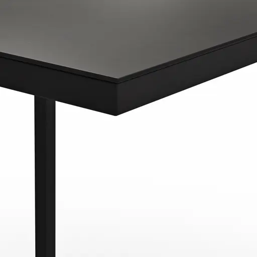 Überstelltisch Kai - LBH ca. 40x40x50 cm, Metall, Schwarz