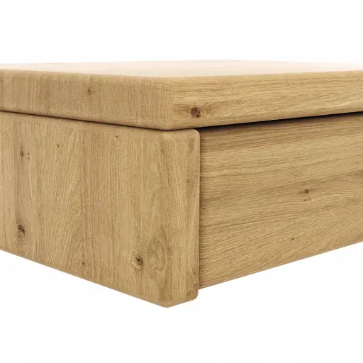 Nachttisch 1660 - Wildeiche massiv, geölt