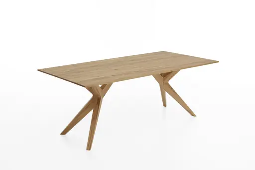 Esstische - LB ca. 200x100 cm, Wildeiche massiv