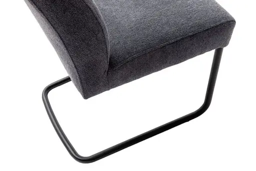 Freischwinger - Stoff, Anthrazit