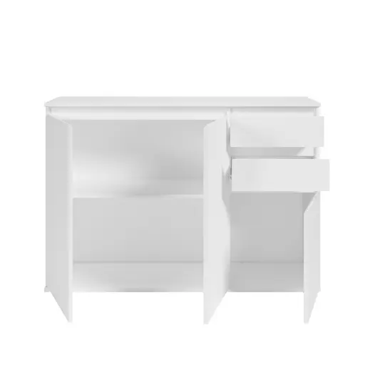 Kommode - B ca. 119 cm, Weiß