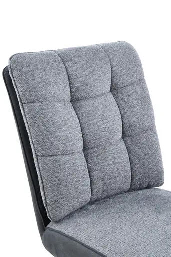 Stuhl - drehbar, Stoff, Dunkelgrau, Vintage Anthrazit