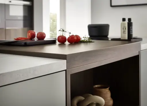 Inselküche 51.210 CO 3 524, Kieselgrau