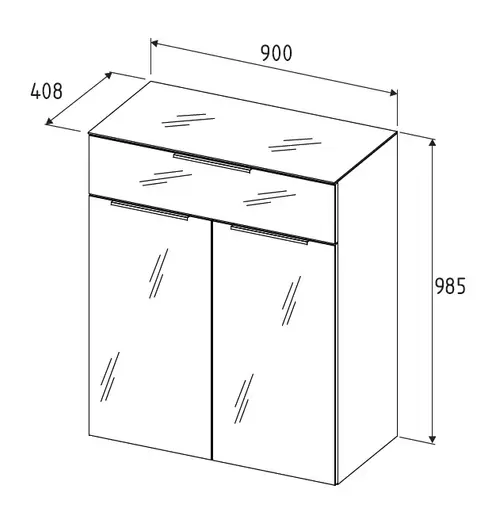 Garderobe - inkl. Sitzkissen, Weiß