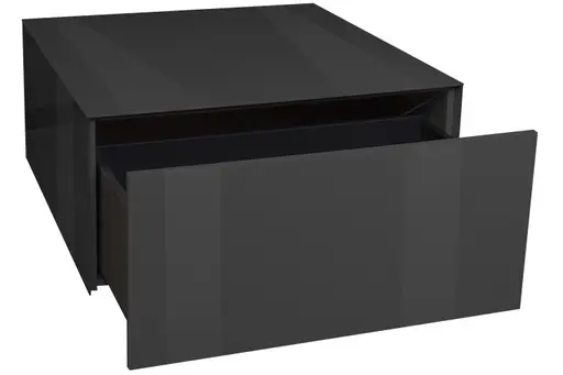 Couchtisch - LB ca. 75x75 cm, Anthrazit