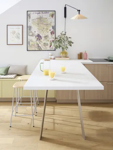 L-Küche 51.230 GL 3 525, holzfarben