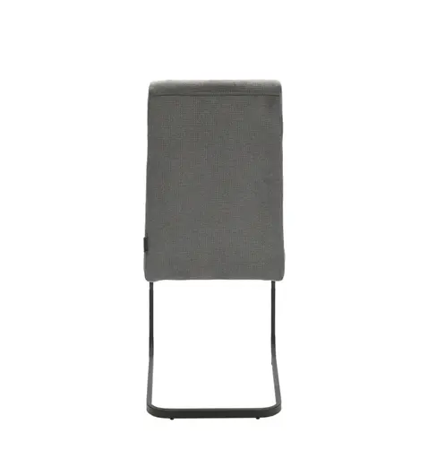 Freischwinger MAIDA - Stoff, Silberfarben