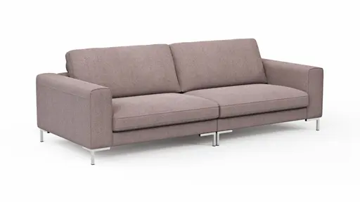 Sofa Solano - 3-Sitzer, Stoff, Rosa