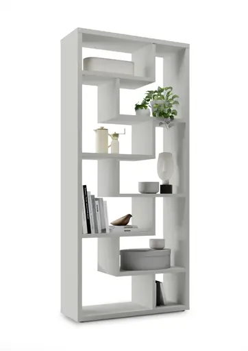 Raumteiler - B ca. 90 cm, Kreidegrau