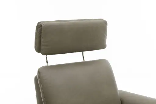 Sessel - Relaxfunktion (manuell), Leder, Rauchbraun