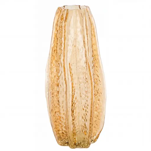 Deko-Vase - DH ca. 13,5x29 cm, Braun