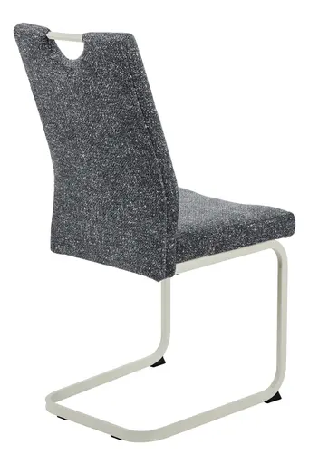 Freischwinger - Stoff, Dunkelgrau