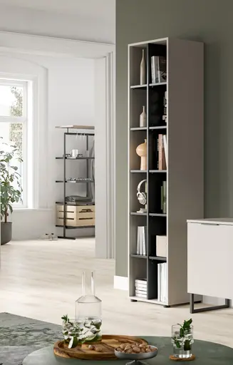 Standregal - B ca. 45 cm, Kaschmir, Schwarz