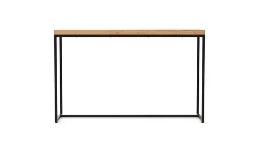 Beistelltisch Farmingdale - LBH ca. 130x40x80 cm, Eiche massiv, natur geölt