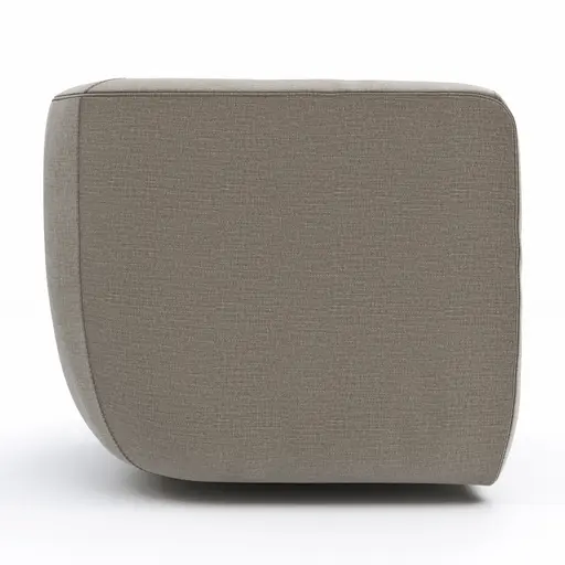 Sessel Stormy - drehbar, Stoff, Graubeige