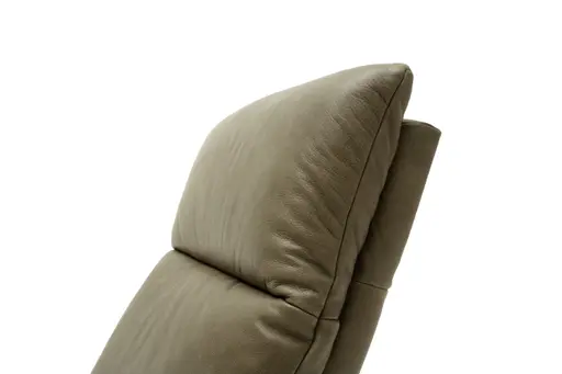 Liege Ferdinand - inkl. Relaxfunktion (motorisch), Leder, Olive