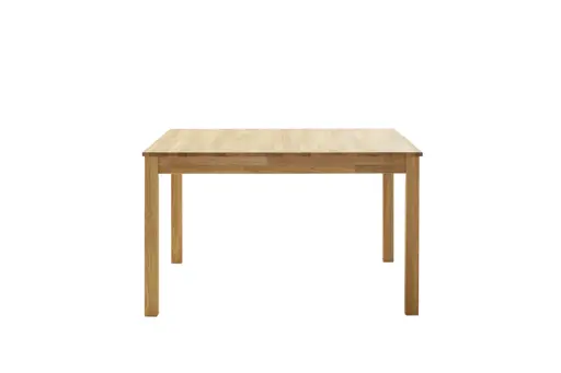 Esstisch - ausziehbar, LB ca. 125x80 cm, Wildeiche massiv geölt