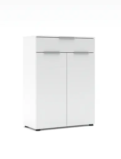 Büroschrank - B ca. 80 cm, Weiß