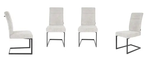 Freischwinger MAGGIE - Stoff, Beige