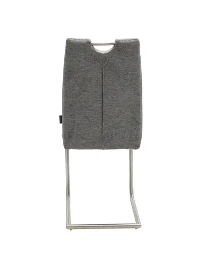 Freischwinger MERVE - Stoff, Grau