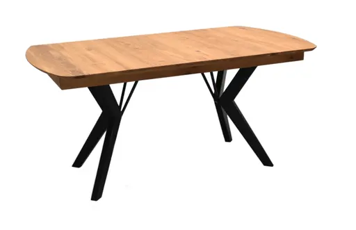 Esstisch - ausziehbar, LB ca. 180x90 cm, Eiche massiv