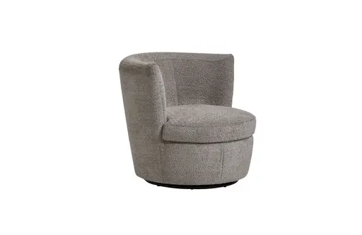 Sessel Cativa - Stoff, Graubeige