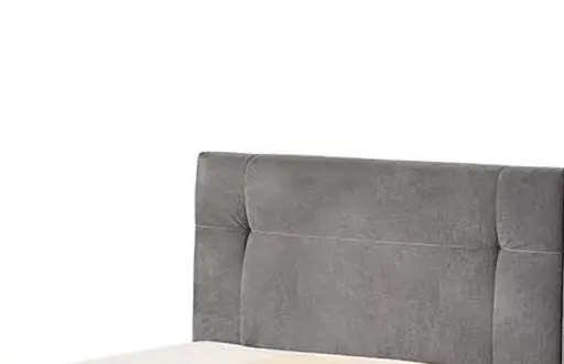 Boxspringbett- Liegefläche ca. 240x200 cm, Stoff, Dunkelgrau