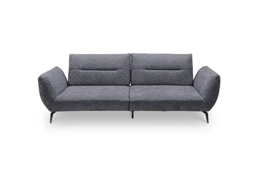 Megasofa PAYTON - 3-Sitzer, Stoff, Graublau