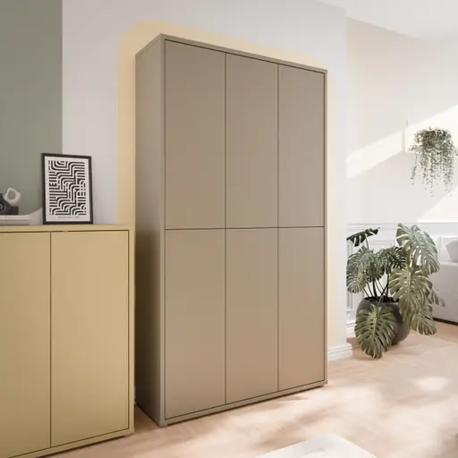 Schuhschrank FAID- B ca. 109 cm, Taupe