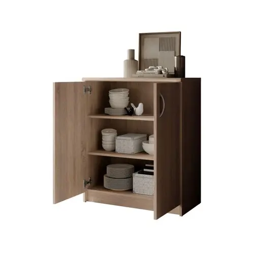 Kommode - B ca. 74 cm, Sonoma Eiche Nachbildung