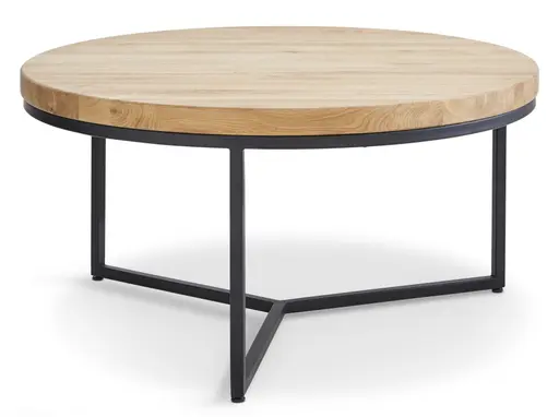 Couchtisch Farmingdale - LBH ca. 85x85x52 cm, Eiche massiv, legno