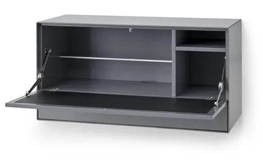 Sekretär Edge - Lack, Graphit